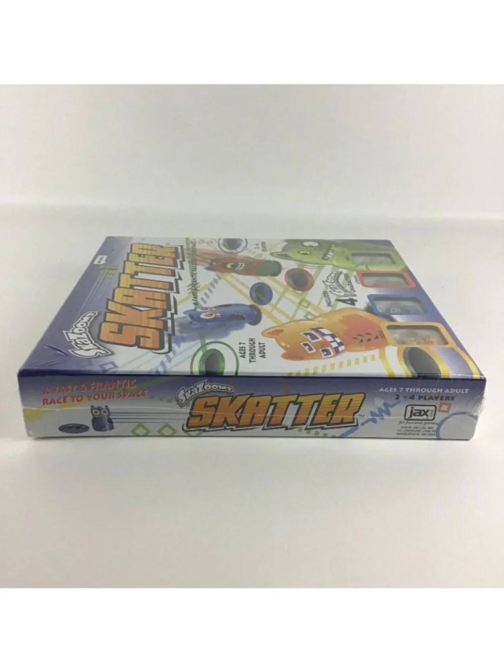 SkaZooms Skatter Fast Frantic Race To Your Space Family Fun Board Game New